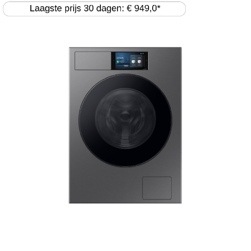 SAMSUNG WF90F09C4SU3 Bespoke 9000-serie -  Wasmachine Voorlader - 9 kg - 1400 rpm - 72 dB - automatisch doseren