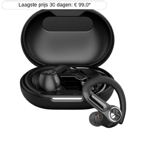 JLAB Epic Sport ANC 3 TWS Black Oordopjes Zwart