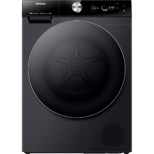 HISENSE DH7S107BB -  Warmtepompdroger - 10 kg - 62 dB - Energielabel C