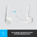 LOGITECH H390 USB Hoofdtelefoon Off-White