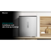 HISENSE RB390N4BWC - breedte 60 cm - hoogte 186 cm - inhoud 304 l - NoFrost 
