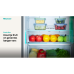 HISENSE RB390N4BWC - breedte 60 cm - hoogte 186 cm - inhoud 304 l - NoFrost 