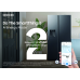 SAMSUNG  RS70F65KEFEF -  Amerikaanse koelkast - breedte 91.2 cm - hoogte 178.4 cm - inhoud 640 l - NoFrost