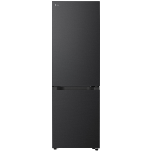 LG GBBS312AEV - Koel-vriescombinatie - breedte 59.7 cm - hoogte 186 cm - inhoud 333 L - NoFrost Koel-vriescombinatie Essense Black Steel