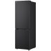 LG GBBS312AEV - Koel-vriescombinatie - breedte 59.7 cm - hoogte 186 cm - inhoud 333 L - NoFrost Koel-vriescombinatie Essense Black Steel