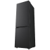 LG GBBS312AEV - Koel-vriescombinatie - breedte 59.7 cm - hoogte 186 cm - inhoud 333 L - NoFrost Koel-vriescombinatie Essense Black Steel