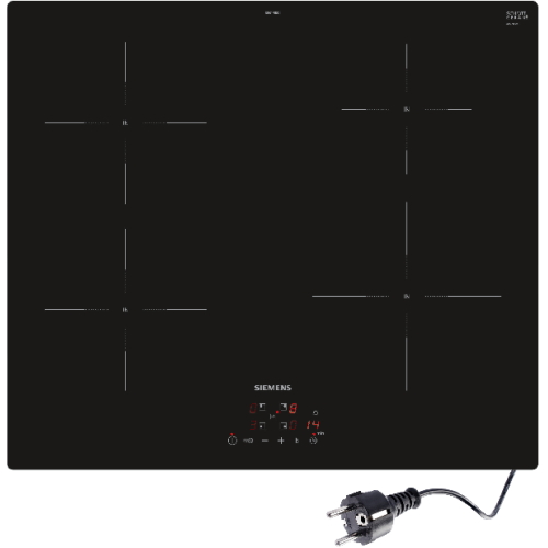 SIEMENS EU61RBEB5D  Kookplaat - Inbouw - Inductie - 1-fasen (normale stekker) - breedte 60 cm