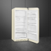 SMEG FAB28RCR6 - Retro Koelkast met vriesvak - 153 cm - Rechtsdraaiende deur - 270 L - Crème