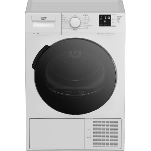 BEKO DH8733GAOMM -  Warmtepompdroger - 8 kg - 64 dB - Energielabel C