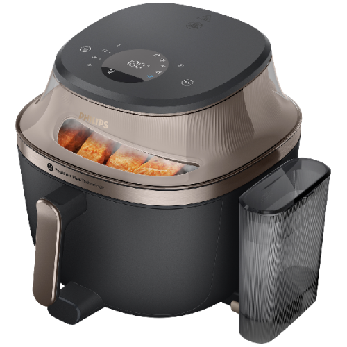 PHILIPS  NA547/07 5000 STEAM MET RAIL - Friteuse - Zwart - 7,2 kg - 2000 W