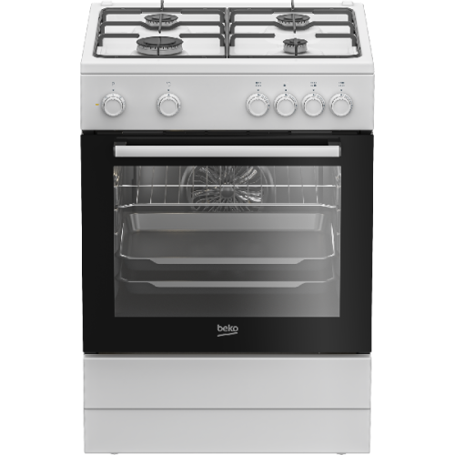 BEKO FBM6202WNL - AeroPerfect - Fornuis - Gas - breedte 60 cm