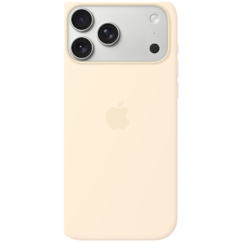 APPLE Silicone MagSafe Cover voor Apple iPhone 17 Pro Max Vanilla