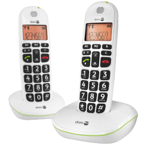 DORO PhoneEasy 100w Duo Wit