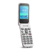 DORO 2880 - 4G Eenvoudige Klaptelefoon - Rood-Wit - 17 MB Rood