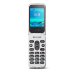 DORO 2880 - 4G Eenvoudige Klaptelefoon - Rood-Wit - 17 MB Rood