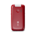 DORO 2880 - 4G Eenvoudige Klaptelefoon - Rood-Wit - 17 MB Rood