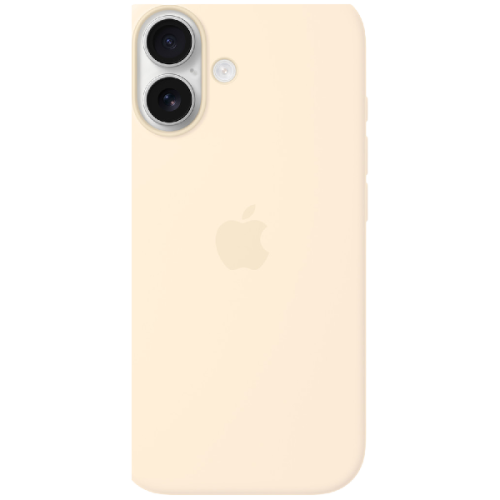 APPLE Silicone MagSafe Cover voor Apple iPhone 17 Vanilla