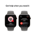 APPLE Watch Series 10 GPS + Cellular 46mm Stone Grey Sport Band M/L Smartwatch Natural