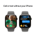 APPLE Watch Series 10 GPS + Cellular 46mm Stone Grey Sport Band M/L Smartwatch Natural