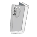 SBS Hybrid case Telefoonhoesje voor SAMSUNG Galaxy Z Fold 7 Transparant