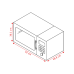 WHIRLPOOL MCP 349 SL Crisp -  Combimagnetron - 900 W - Inhoud 25 l