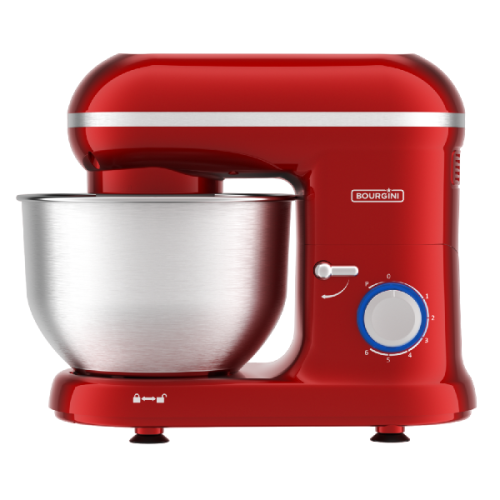 BOURGINI Classic Kitchen Chef Keukenmachine Rood 1300 W