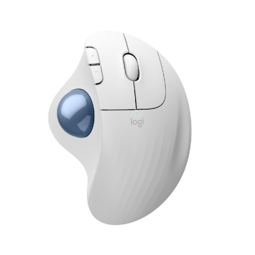 LOGITECH ERGO M575S Trackball Draadloos Muis Wit