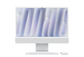 APPLE iMac 24-inch Zilver (M4) - 8-core CPU - 8-core GPU - 16GB - 256GB All-in-one-pc
