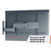 VOGELS QUICK TVM 1449 - Draai- en kantelbare tv-beugel - 32-65" - max 25kg - VESA 400 x 400 mm Muurbeugel Zwart