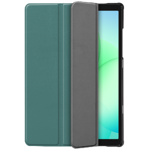 JUST IN CASE TriFold Smart Book Case Tablet Cover Beschermhoes  Groen