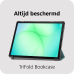 JUST IN CASE TriFold Smart Book Case Tablet Cover Beschermhoes  Groen