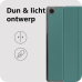 JUST IN CASE TriFold Smart Book Case Tablet Cover Beschermhoes  Groen