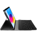 JUST IN CASE Keyboard Cover QWERTY Apple iPad 2025 (11th Gen) / iPad 2022 (10th Gen) Zwart