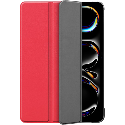 JUST IN CASE Cover TriFold Apple iPad Pro 11 2025 / iPad Pro 11 2024 Rood