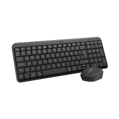 LOGITECH MK250 Draadloos Toetsenbord en muis Zwart
