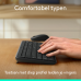 LOGITECH MK250 Draadloos Toetsenbord en muis Zwart