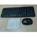 LOGITECH MK250 Draadloos Toetsenbord en muis Zwart