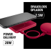 FRESH 'N REBEL 2PBM5000BR MagSafe 5000 mAh Powerbank Berry Red