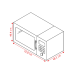 SAMSUNG MC35R8058CC/EN -  Combimagnetron - 900 W - Inhoud 35 l