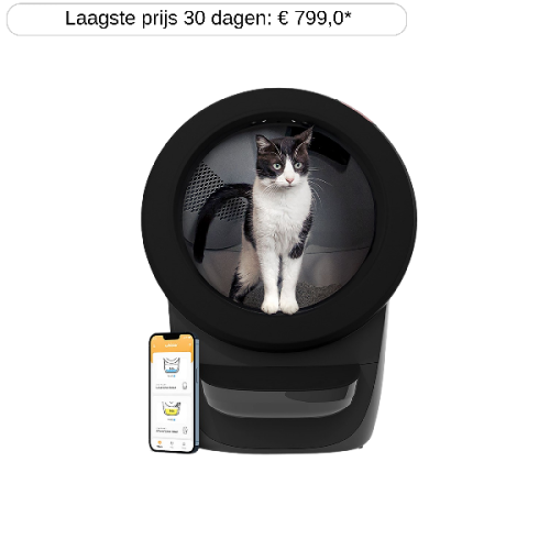 WHISKER LITTER-ROBOT 4 - BLACK - EU Zwerfafval