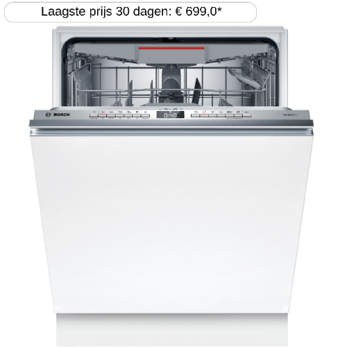BOSCH SMV6YCX02E PerfectDry Inbouwvaatwasser - Volledig geïntegreerd - 14 couverts - 44 dB(A) - Nisbreedte 60.8 cm
