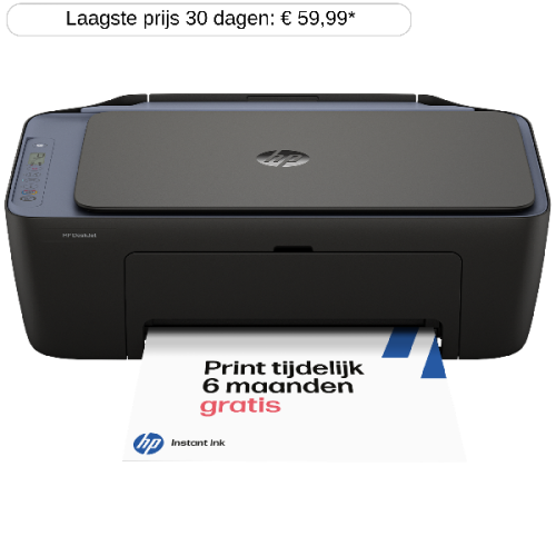 HP DeskJet 2921 - All-in-one printer - Thermal print - kleur - A4 - Instant Ink - Evening Fog 