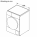 BOSCH WQB246CLNL - 9 kg - 56 dB - Energielabel B Warmtepompdroger