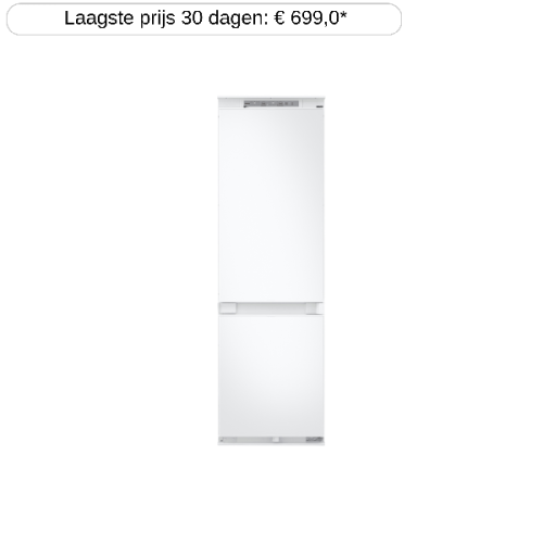SAMSUNG BRB70F26CES0EF - Inbouw Koel-vriescombinatie - NoFrost - Nishoogte 178.2 cm