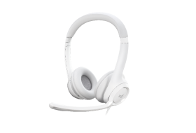 LOGITECH 981-001286 - Bedraad - On-ear - Bedrade headset - Met Ruisonderdrukking - Wit