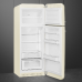 SMEG FAB30RCR6 - Retro Koel-vriescombinatie - 172 cm - Rechtsdraaiende deur - 294 L - Crème