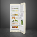 SMEG FAB30RCR6 - Retro Koel-vriescombinatie - 172 cm - Rechtsdraaiende deur - 294 L - Crème