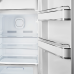 SMEG FAB28RBL6 - Retro Koelkast met vriesvak - 153 cm - Rechtsdraaiende deur - 270 L - Zwart