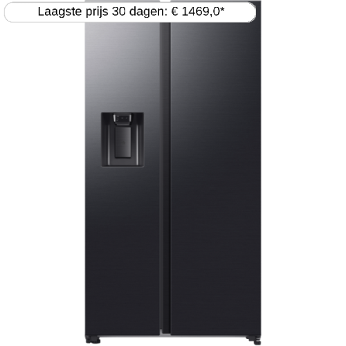 SAMSUNG  RS70F66KCFEF -  Amerikaanse koelkast - breedte 91.2 cm - hoogte 178.4 cm - inhoud 634 l - NoFrost