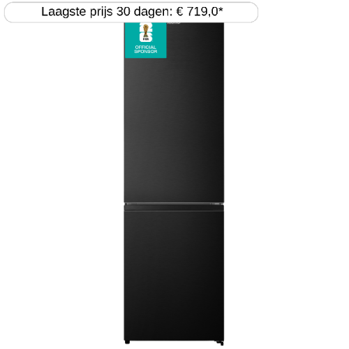 HISENSE  RB440N4AFA -  Koel-vriescombinatie - breedte 59.5 cm - hoogte 201.7 cm - inhoud 336 l - NoFrost
